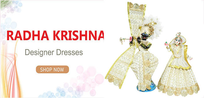 Passion Roses Large Radha Krishna Dress | Radha Krishna Spiritual Store